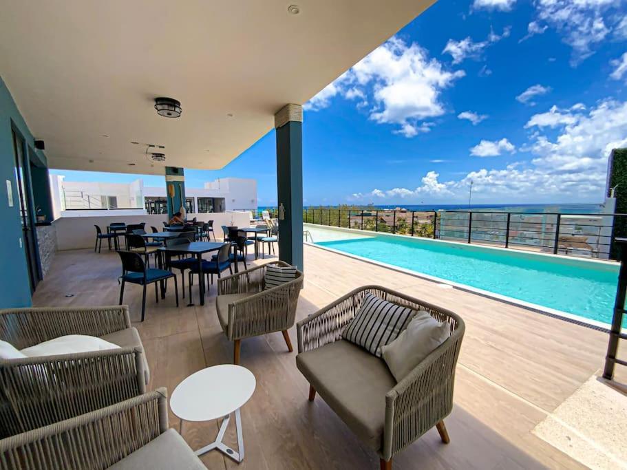 Beautiful + Luxury + Ocean View + Pool Apartment Playa del Carmen Luaran gambar