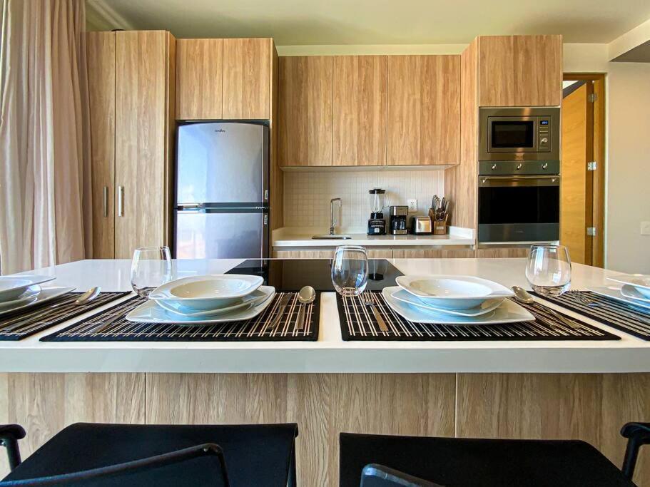 Beautiful + Luxury + Ocean View + Pool Apartment Playa del Carmen Luaran gambar