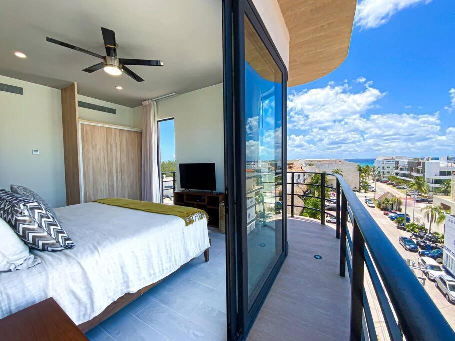 Beautiful + Luxury + Ocean View + Pool Apartment Playa del Carmen Luaran gambar